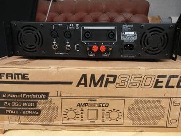 Foto i video kamere: Fame amp350eco; 2x230w/8 oma vrlo malo koriscen; 4 ventilatora. -fixno — 6
