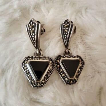 adidas samba srebrne: Screwback earrings, Material: Silver — 3