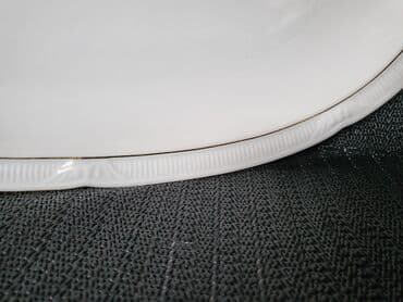 metalac staklene posude: Oval 1930 do 1950g. Zehscherzer Bavaria. Oval,pun porcelan. nidge — 4