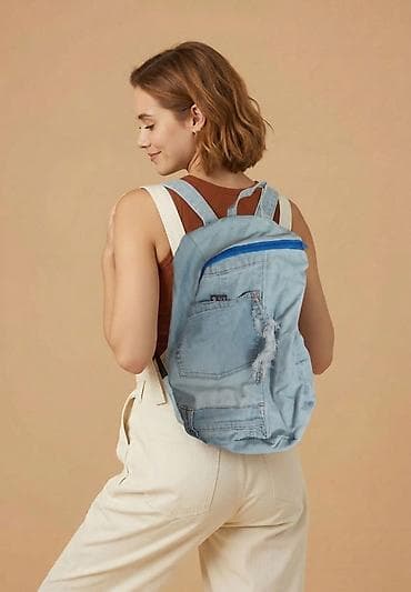 Modni rančevi: Džins rančevi – urbani, praktični i jedinstveni - Materijal: džins i — 4