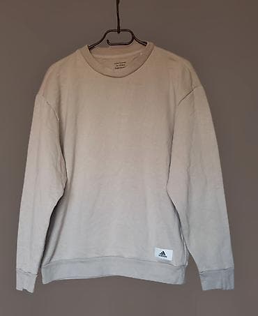 Kupaći kostimi: Adidas duks – bež/peščana boja, klasičan kroj sa okruglim izrezom — 1