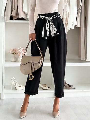 Muška obuća: ✅Ženske pantalone sa visokim strukom i šalom-kaišem
✅2250 din — 2