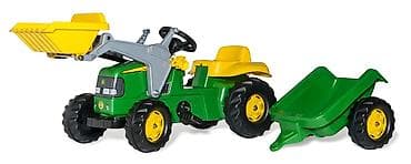 deciji karting: Traktor Rolly Kid John Deere sa prikolicom i utovarivačem Šifra — 1