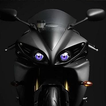 klima za kamp prikolice: Devil eyes projektori za motore i skutere Unikatna dekoracija za — 2