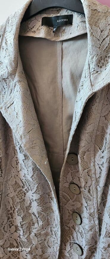 camel active jakne: S (EU 36), New, With lining, Embroidery, Floral, Single-colored, color - Grey — 3