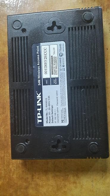 Computers, Laptops & Tablets: Tp-link tl-wa501g access point LAN / WAN Connectivity WAN ports:	0 — 3