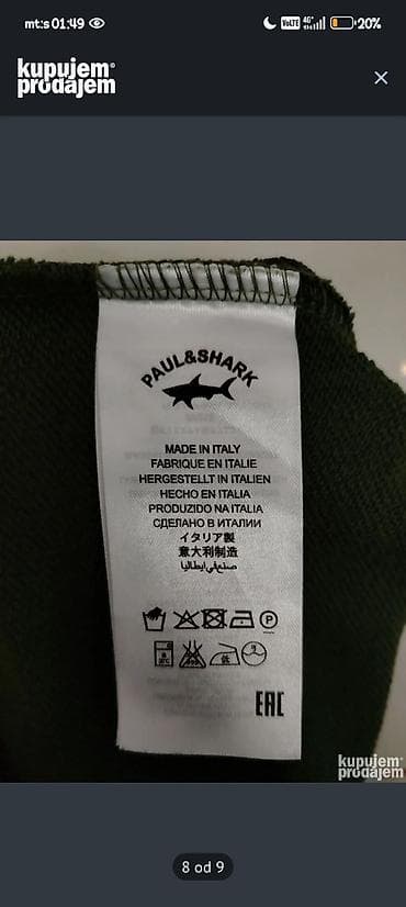 majice beograd: Bermude i šortsevi Paul Shark, bоја - Maslinasto zelena — 8
