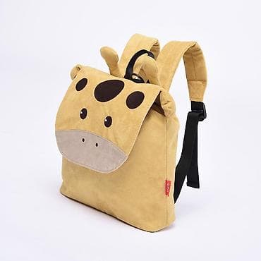 decji koferi: Dečji ranac – žirafa motiv - Mekan, plišani materijal u žutoj boji sa — 1