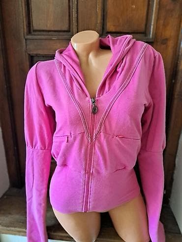 Roze duks s kapuljačom M/L