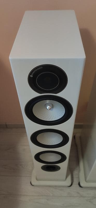 aktivni zvucnici sa pojacalom: Monitor Audio Silver RX8, elegantna bela klavir lak boja (za koju se — 7