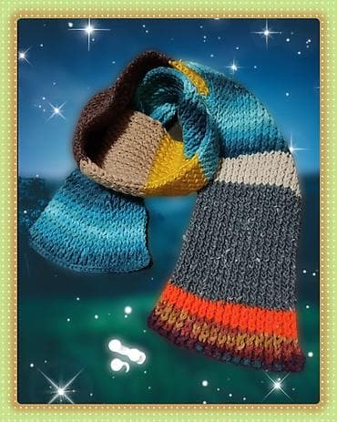 Vests: Šal novi prelep ručno pleteni 180x19 cm — 5