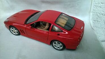 znacke otkup beograd: Burago Ferrari 550 Maranello 1998. p. sedista i 1 z.tocak nisu — 4
