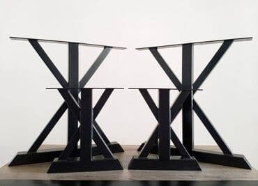 tabure sa prostorom za odlaganje: Noge za sto 006 Dimenzija 70x72cm Materijal : Metalna cev 60x40 — 4