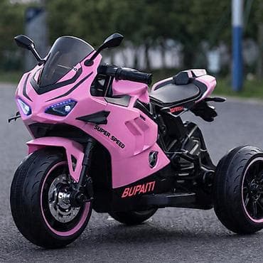 Dečiji motor na akumulator – roze, sportski model (Šifra: 144roze-90)