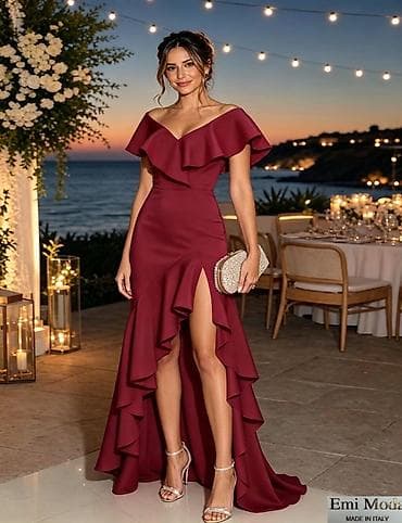 brankodeks haljine: Elegantna večernja haljina sa volanima –2150 din
S M L — 2