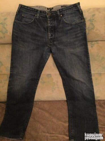 muske farmerke levis 501: ARMANI farmerice 32 100% cotton Polustruk 43cm duzina 105cm — 2