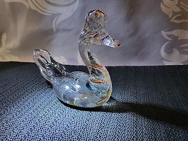 Figura nova murano,duvano staklo,rucni rad iz 70ih. Figura sve na