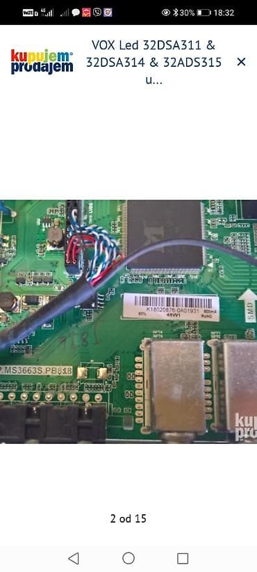 tastatura za tv: Na prodaju delovi za VOX LED televizore. **Delovi za model VOX Led — 3