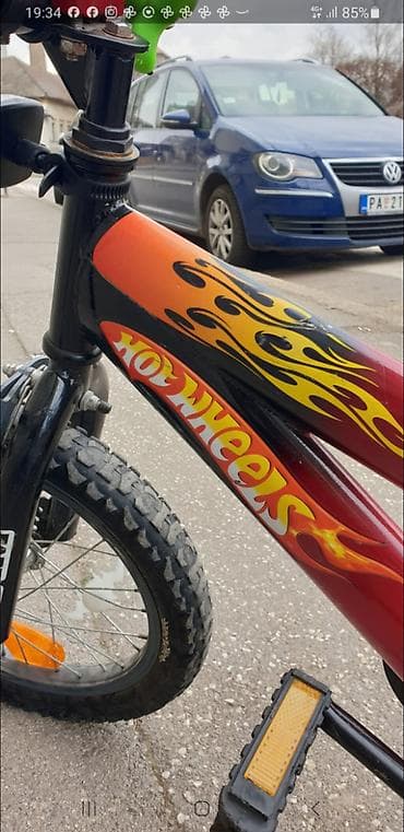 lovacki kompleti za decu: Deténji bicikl Hot Wheels – 16” - Brend/licenca: Hot Wheels (ram sa — 1