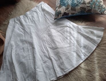 Skirts: L, Mini, color - White — 1