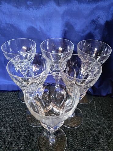 swarovski case za vino cena: Case nove kristal duvano staklo za vino,nemacke 70te. Case — 9