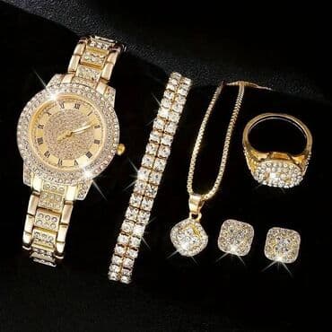 win win satic smartic: Set: Earrings, Bracelet, Necklace, Material: Stainless steel — 6