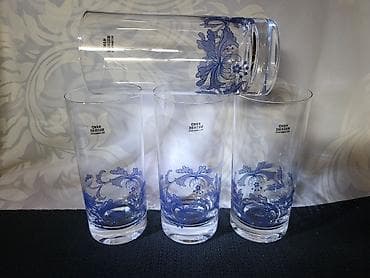 maxi čaše kuhn rikon: Luksuzne nove case Spode Blau Italija Hi Ball. Set od 4 nove luksuzne — 10