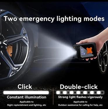 klesta za orahe: Prenosna bežična mini vazdušna pumpa/kompresor sa digitalnim — 3