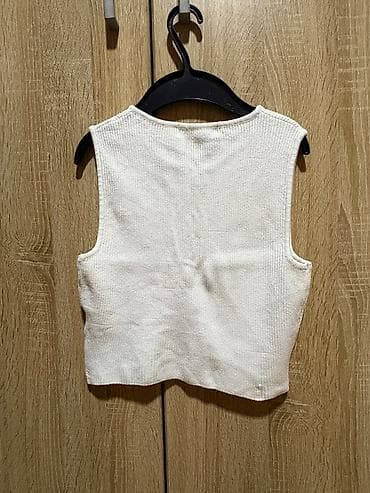 dsquared2 majice: Pleteni crop top bez rukava – FB Sister Knitwear - Brend/model: FB — 3