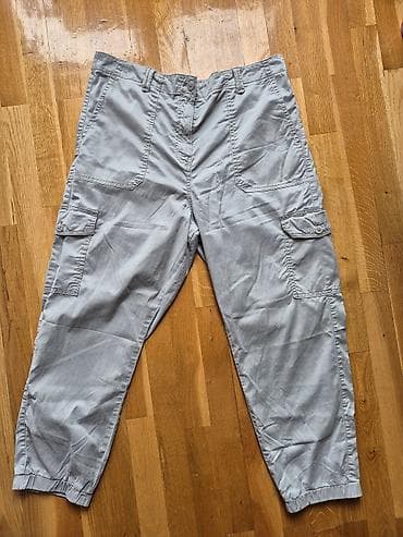 Women's Sweatsuits: M&S ženske cargo pantalone – light grey 46 / XL - Veličina: UK 18 — 1