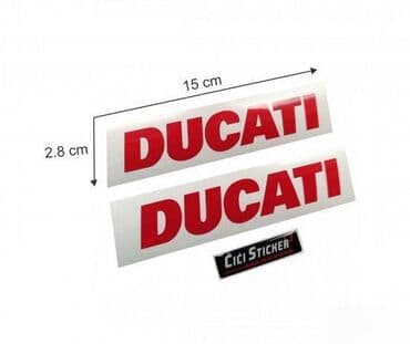 ducati patike: DUCATI - Nalepnice - 1457 📌 Opis: Samolepljive nalepnice izrađene od — 1