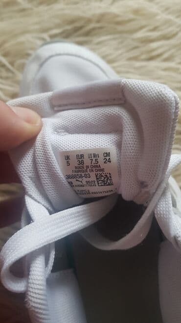 crne patike sa platformom: Puma, 38, bоја - Bela — 4