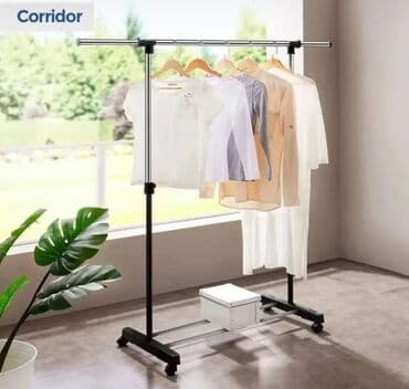 stalak za obuću lidl: Podesivi stalak za odeću i obuću Stalak za odeću sa jednom šipkom — 1