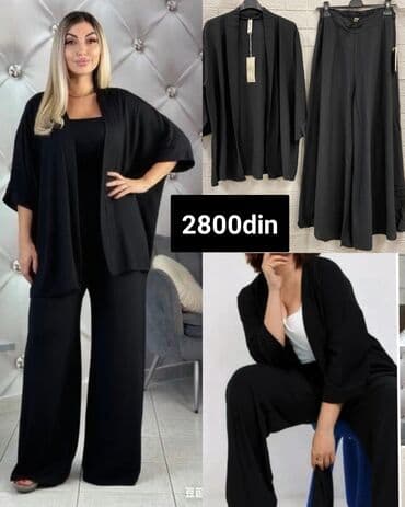 ženske mokasine: One size, Jednobojni, bоја - Crna — 1