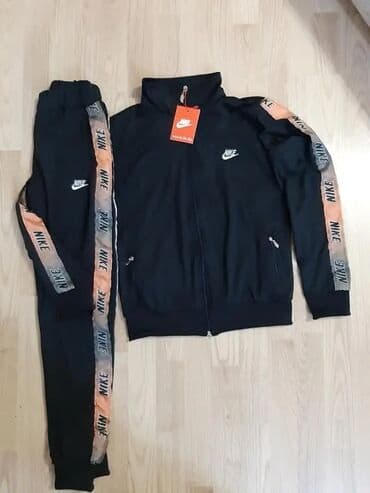 monkler jakne: Komplet, S, Nike, bоја - Crna, Likra — 2