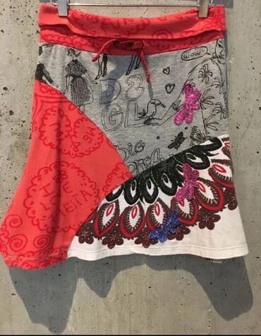 h m teksas jakne za devojcice: H&M, Komplet: Majica, Suknja, 122-128 — 7