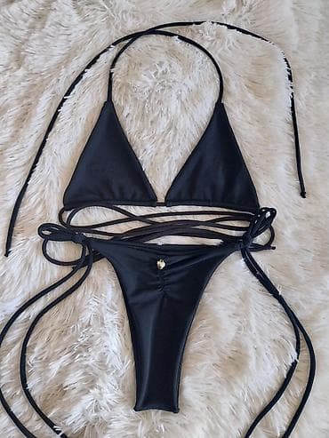 bata usce: Ženski bikini set – trouglasti grudnjak i vezanje na vezice - Model — 6