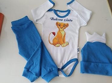 Farmerke: 3 delni kompletic Vel 56-62 dvobroj do 3 meseci 68 do 5 meseci 74 do 9 — 8