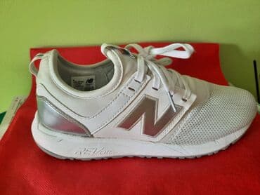 crocs sa platformom: New Balance, 37.5, color - White — 2