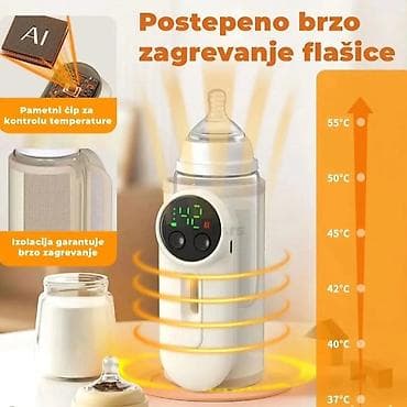 Pametni prenosivi grejač za flašice – brzo i ravnomerno zagrevanje -