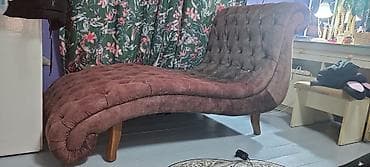 Beds: Baršunasta chaise longue – elegantna ležaljka sa dugmadima — 2