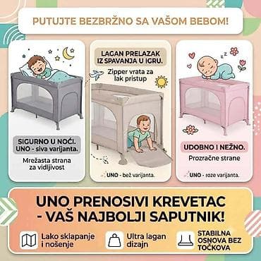 velicina za novorodjence: Prenosivi krevetac/igralište za bebe - Multifunkcionalni prenosivi — 9
