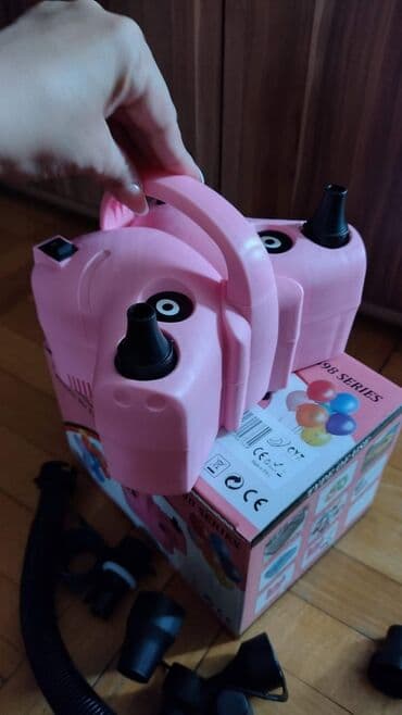 simpo duseci akcija: Pumpa za balone sa nastavcima za pumpanje duseka Pumpa za duvanje — 1