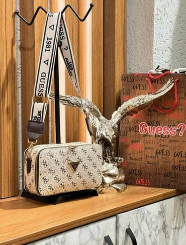 Naočare: Torba za rame, Guess, Materijal: Platno — 18