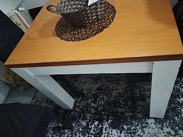 stocici za decu: Trpezarijski sto, moderan pravougaoni dizajn. - Materijal: radna — 5