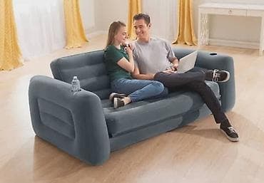 sinsay solje: 66552 Sofa na izvlačenje 203 cm x 231cm x 66cm Ova luksuzna siva — 1