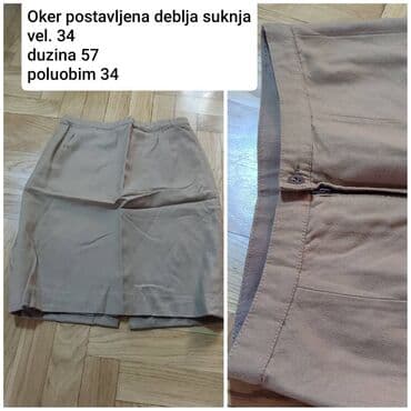 Donji delovi trenerke: Midi, bоја - Bež — 1