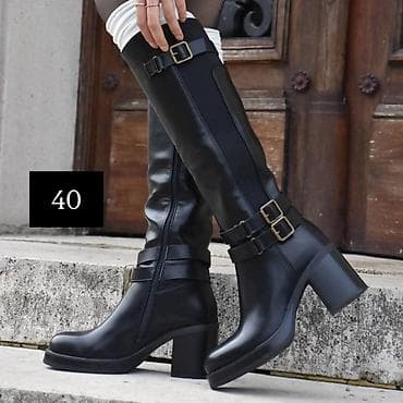 Trainers: High boots, color - Black — 5