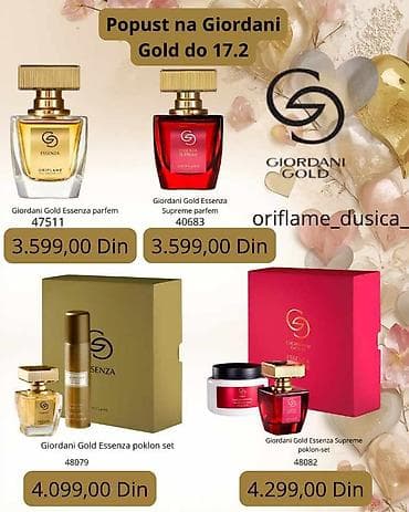 plasticne sandale: Giordani Gold – kolekcija šminke i mirisa - Parfemi: - Giordani — 3