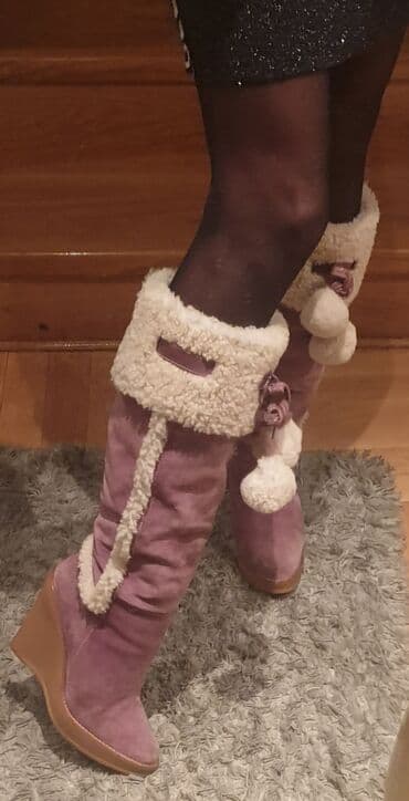 oksfordice sa platformom: High boots, 38.5 — 8